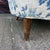 Blue Vintage Barrel-Back Blue Floral Armchair For Sale - Image 8 of 12