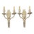 Pair of 1900 Silver Plated Neoclassic Caldwell Sconces For Sale