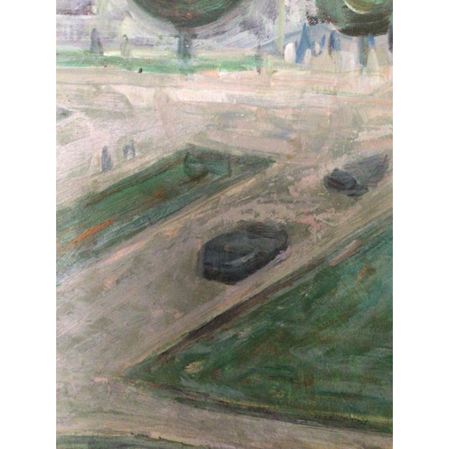 Finnish Artist, View of Tampere, 1960s, Oil on Canvas For Sale - Image 9 of 13
