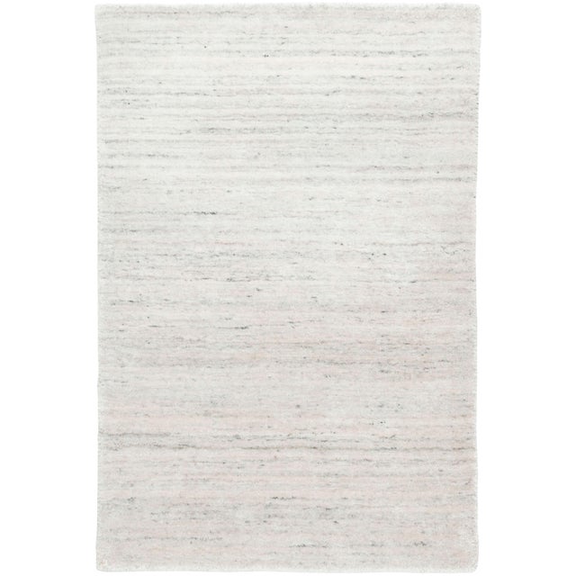 Contemporary Dash & Albert by Annie Selke Nordic White Loom Knotted Rug, 7' 6" x 9' 6" For Sale - Image 3 of 3