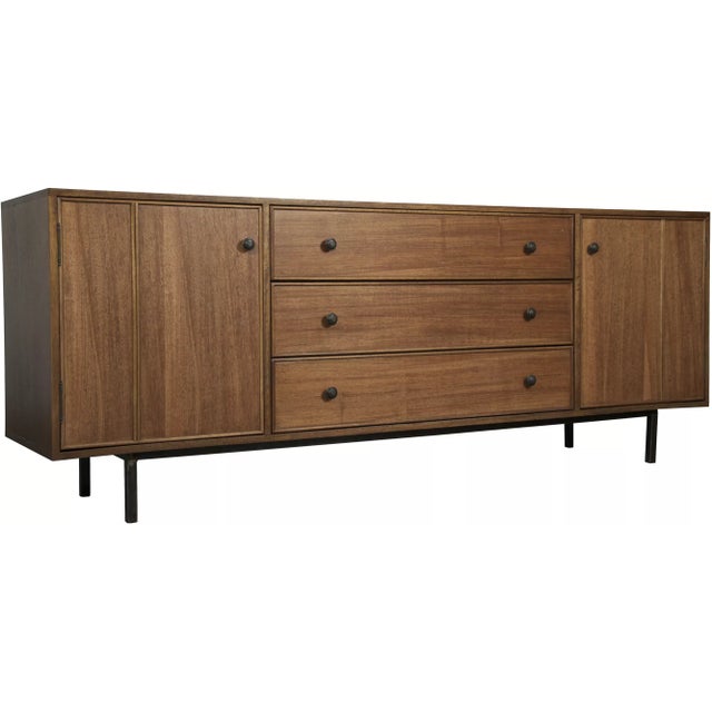 Mid-Century Modern Noir Mid-Century Boston Sideboard For Sale - Image 3 of 9