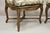 Vintage French Country Louis XV Style Upholstered Cane Lounge Arm Chairs - Pair For Sale - Image 4 of 12