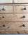 Light Yellow Antique English Linen Press For Sale - Image 8 of 18