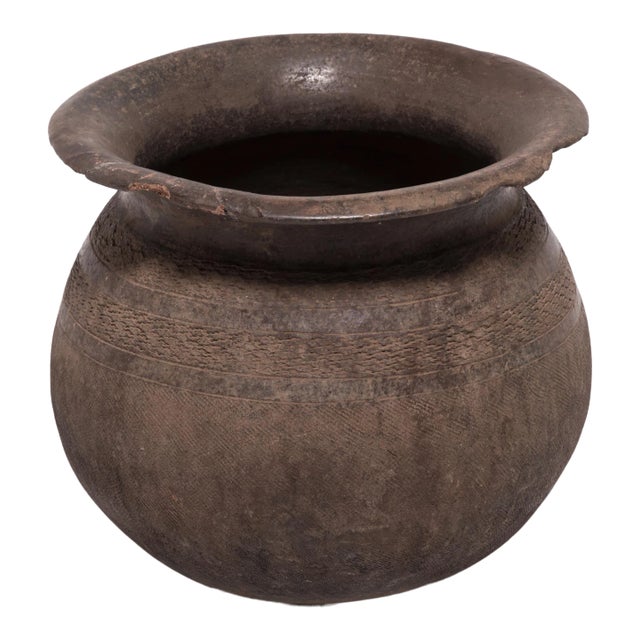 Bamileke Ceramic Storage Vessel For Sale