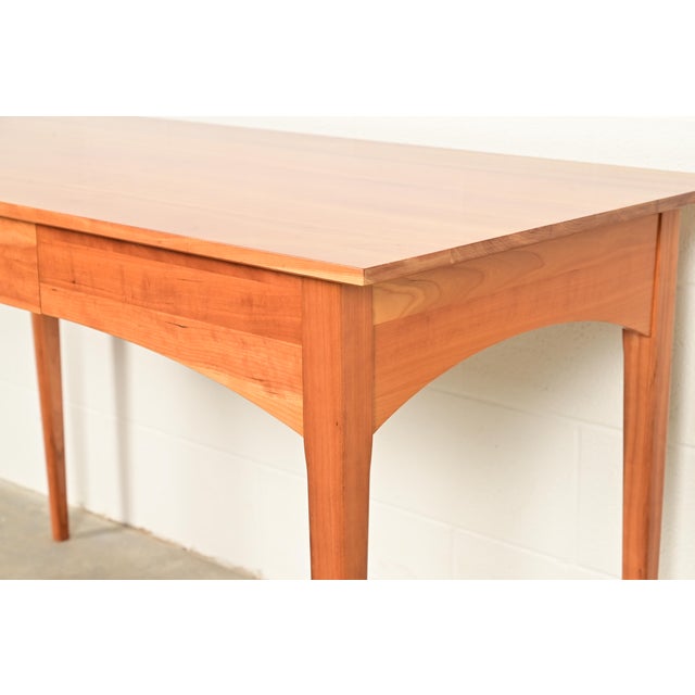 Harden Furniture Arts and Crafts Shaker Solid Cherry Wood Writing Desk For Sale - Image 11 of 16