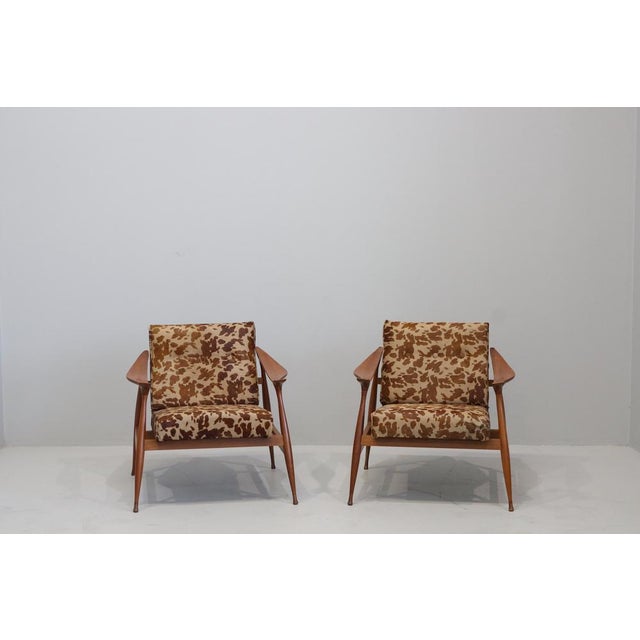 Armchairs by Ico Parisi for Fratelli Reguitti, Italy, 1959, Set of 2 For Sale - Image 14 of 16