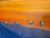Paint Large Contemporary Oil Painting Cranes Over Sunset 48x48” For Sale - Image 7 of 17