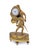 Gilded Bronze Cupid and Time Miniature Clock For Sale - Image 9 of 9