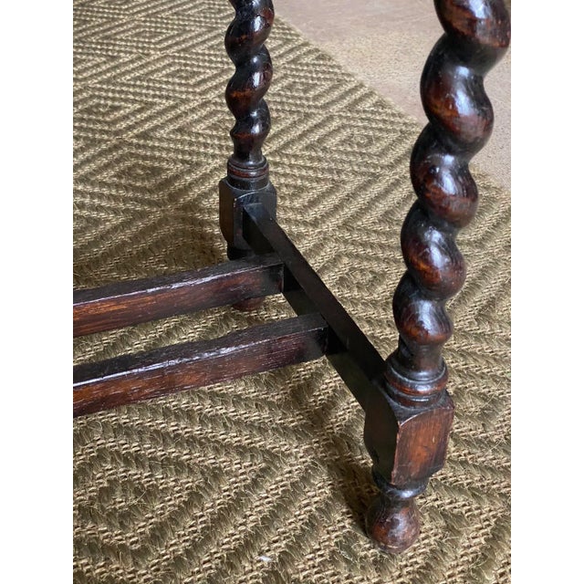 Late 19th Century English Oak Side Table For Sale - Image 10 of 13
