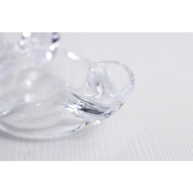 Mid-Century Crystal Teddy Bear Ashtray from Vannes Le Châtel For Sale - Image 4 of 8