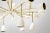 Metal Mid-Century Ivory Brass Chandelier, 1960s For Sale - Image 7 of 11