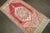 Vintage Red Pink Turkish Anatolian Small Rug - 2'3" x 4'9" For Sale - Image 4 of 6