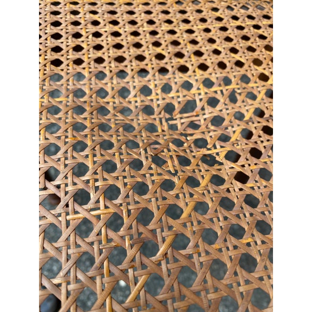 Pair of French Early 20th Century Louis XVI Style Caned Side Chairs With Brass Detail For Sale - Image 11 of 13