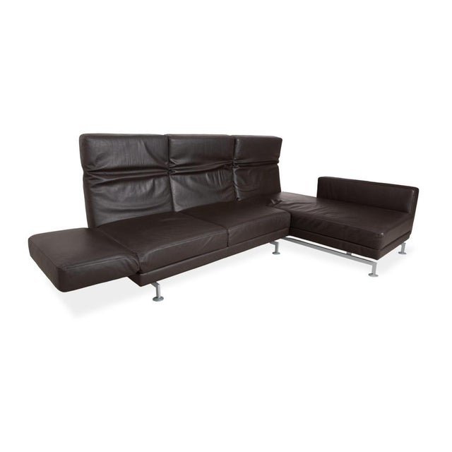 Moule Leather Corner Sofa from Brühl For Sale - Image 5 of 17