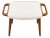Mid Century Modern Oak Stool in Manner of Hans J. Wegner Papa Bear Stool For Sale
