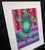 Vintage Victor Vasarely the Tennis Player LTD Serigraph, Hand Signed Art LTD Red Purple and Green For Sale - Image 4 of 7