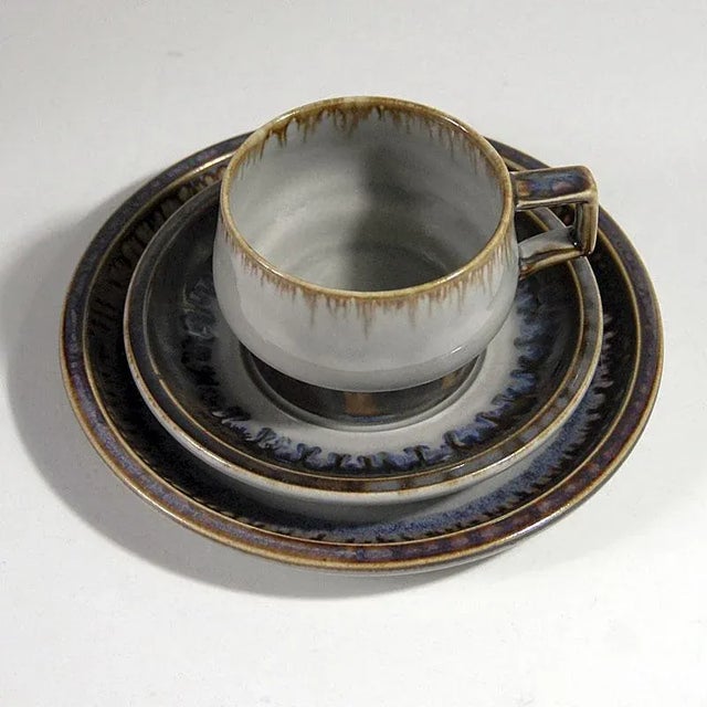 - Fantastic Danish breakfast set 'Mexico' - Made by renowned porcelain and ceramicsmanufacturer Bing and Grondahl -...