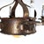 Arts & Crafts Antique Arts & Crafts Hammered Metal 4 Light Chandelier C1920 For Sale - Image 3 of 9