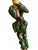 Green Vintage Handcrafted 26 Green Chili Pepper Ceramic Ristra Spanich For Sale - Image 8 of 10