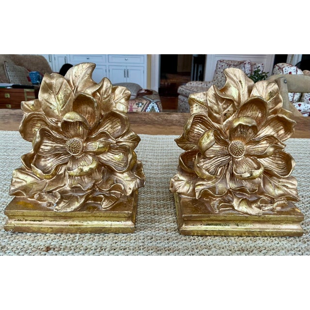 Pair of 1980s Floral Form Bookends For Sale - Image 12 of 12