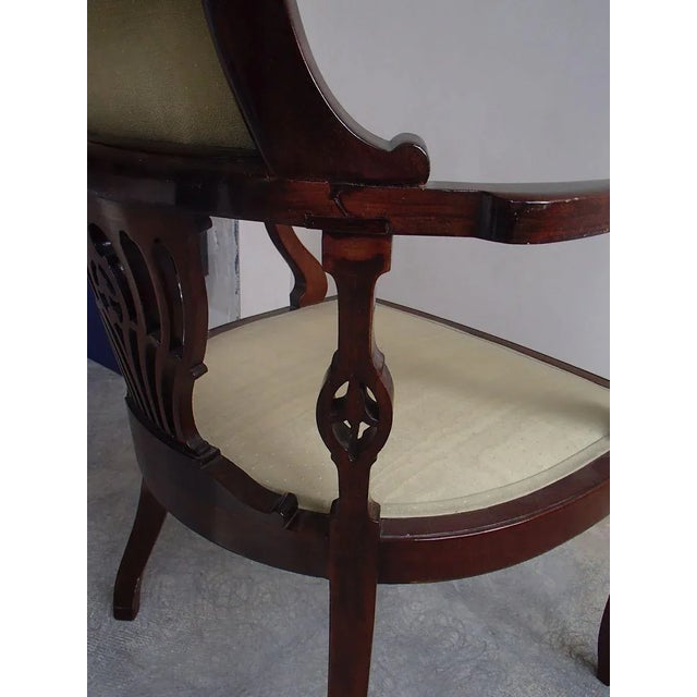 Wood Antique Regency Desk Chair For Sale - Image 7 of 18