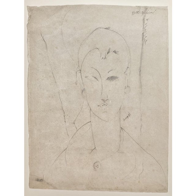 A. Modigliani, Portrait of a Woman, Lithograph For Sale - Image 7 of 8