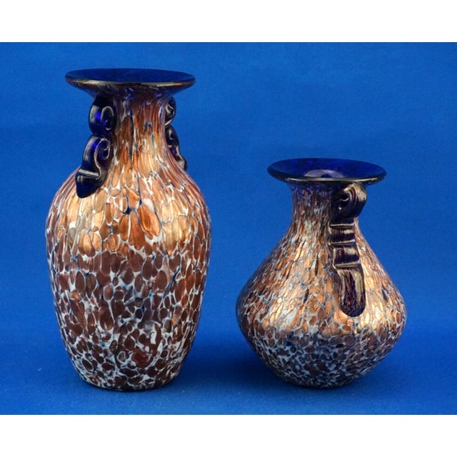Glass Vases, 1960s, Set of 2 For Sale - Image 4 of 18