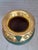 Ceramic Large Vintage Tuscan Style Green and Gilt Terracotta Amphora Floor Vase, 1980s For Sale - Image 7 of 14