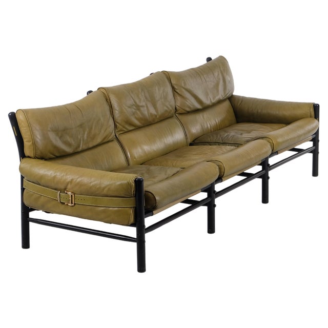 Sofa Kontiki attributed to Arne Norell, Sweden, 1970s For Sale