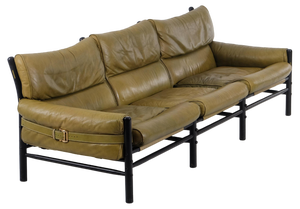 Sofa Kontiki attributed to Arne Norell, Sweden, 1970s