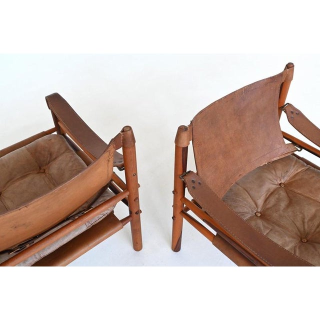 Sirocco Lounge Chairs attributed to Arne Norell, Denmark, 1960s, Set of 2 For Sale - Image 13 of 18