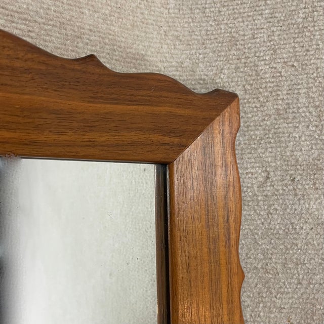 Mid-Century Modern Wall Mirror, Sweden, 1940s For Sale - Image 3 of 5