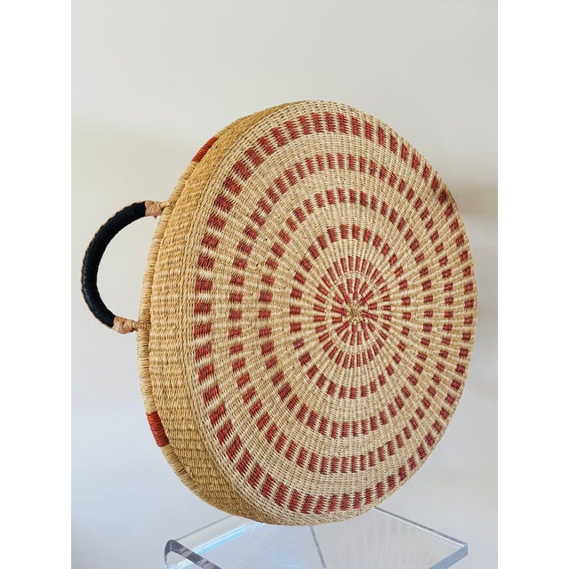 20th Century Oversized West African Bolga Basket For Sale In Palm Springs - Image 6 of 13