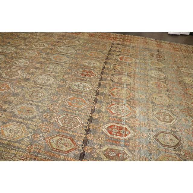 Red Oversize Caramel Tone Persian Bibikabad Rug no. j4422 For Sale - Image 8 of 16