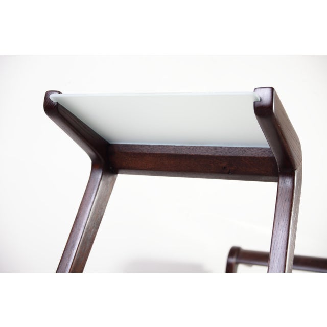 Mid-Century Modern Oak Flower Stand from ÚLUV/Krásná Jizba, 1950s For Sale - Image 6 of 18