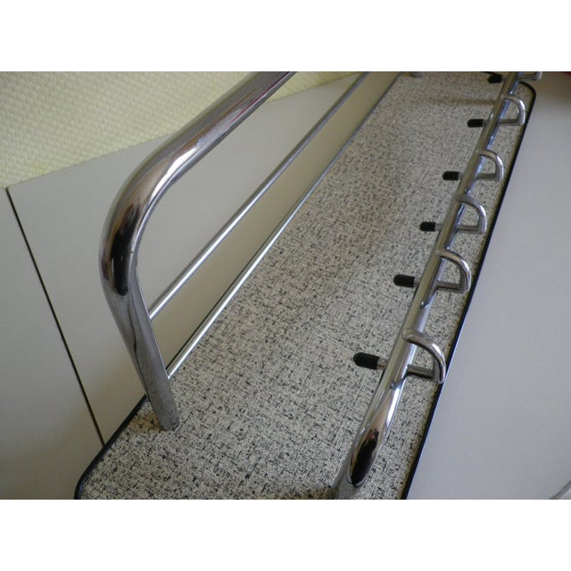 Vintage Wall-Mounted Coat Rack with Six Hooks, 1960s For Sale - Image 10 of 11