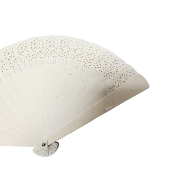 Art Nouveau Austro-Hungarian Celluloid Fan, 1900s For Sale - Image 11 of 12