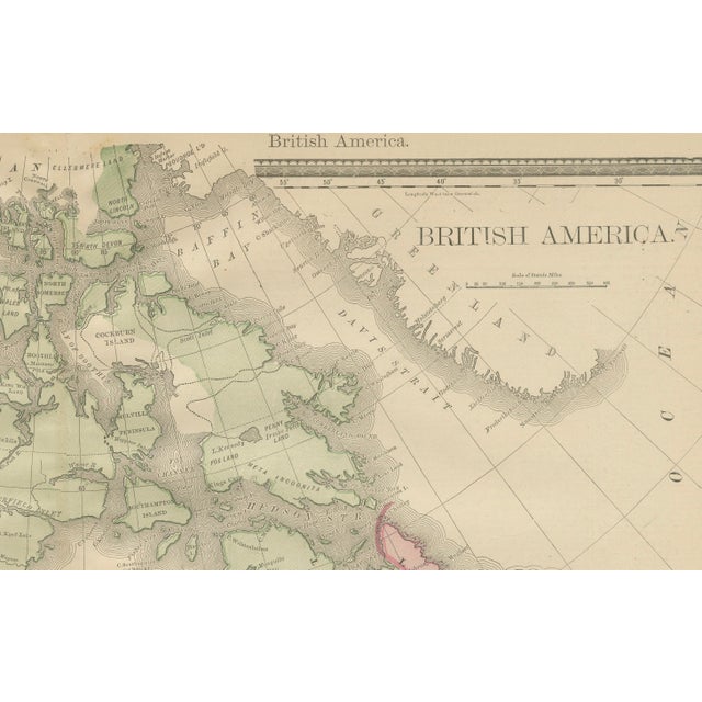 Antique Railroad Map of Canada, 1888 For Sale - Image 3 of 10