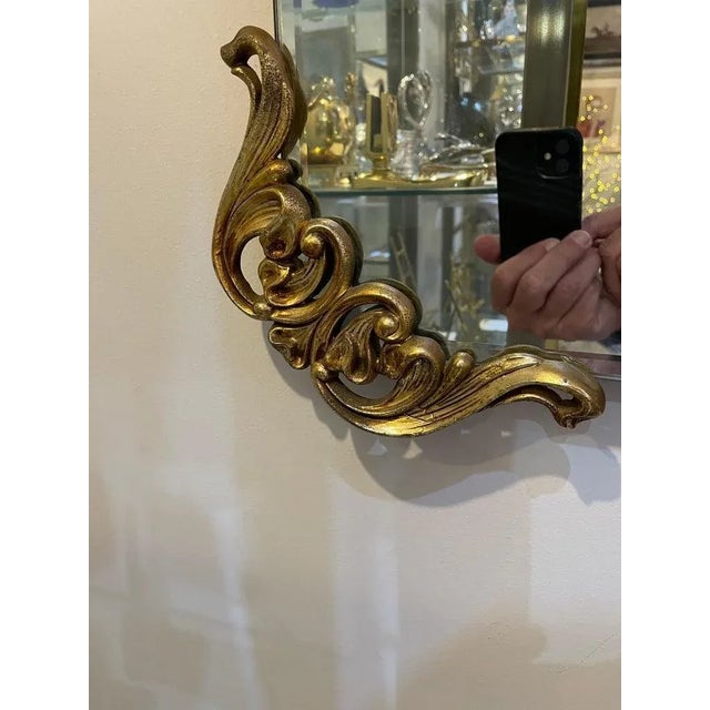 Mid 20th Century Mid-Century Grosfeld House Style Wall Mirror For Sale - Image 5 of 12