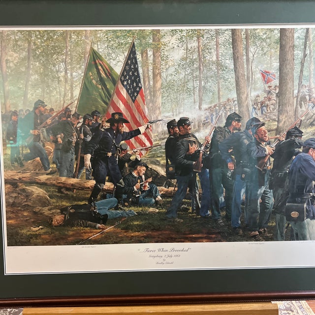 1970 original print signed numbered framed by American artist Bradley Schmeht