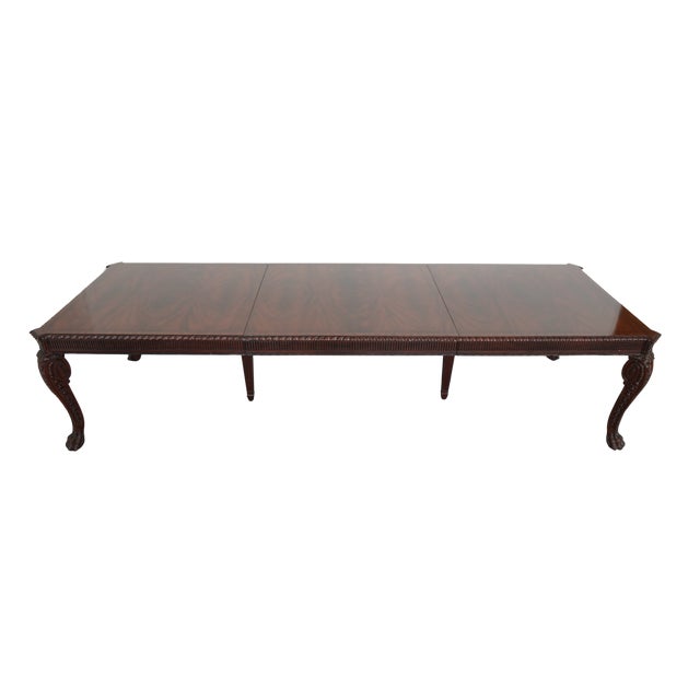Maitland Smith Chippendale Extension Dining Table For Sale - Image 9 of 17