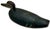 Very Large Size Antique American Carved Wood Hand Painted Duck Hunters Decoy From Downeast Coastal Maine - 21 1/2 Inches Long For Sale - Image 12 of 18