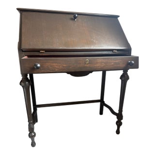 Restored Vintage Secretary Desk – Colonial Revival Style For Sale