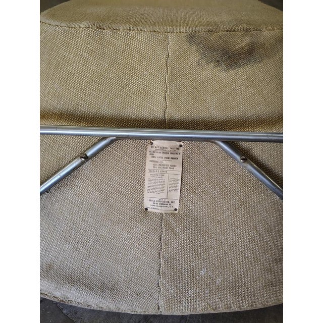 Burgundy 1966 Eero Saarinen for Knoll Womb Chair w/newer Ottoman Reupholstered For Sale - Image 8 of 17
