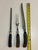 Metal Vintage Stag Antler Carving Set - English Sheffield W/ Sterling Silver Ferrules - 3 PCS For Sale - Image 7 of 11