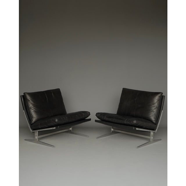 Mid-Century Modern Bo-561 Easy Chairs by Preben Fabricius & Jørgen Kastholm for Bo-Ex, 1960s, Set of 2 For Sale - Image 3 of 18