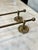 Metal Pair Solid Brass Vintage Towel Bars For Sale - Image 7 of 9