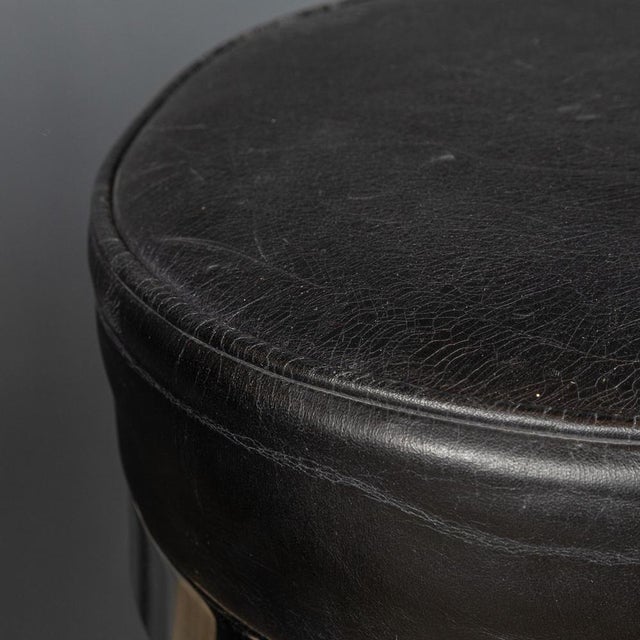 20th Century American Swivel Top Stools, 1950s, Set of 3 For Sale - Image 12 of 13