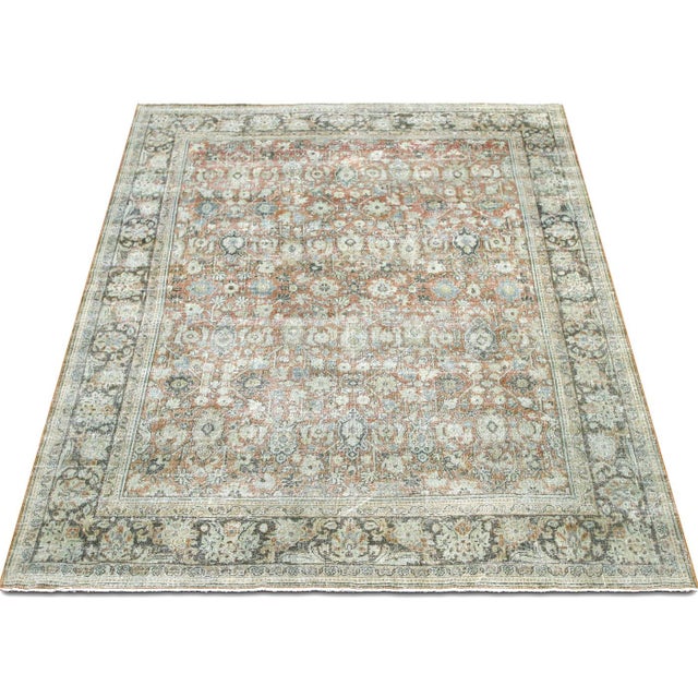 1920s 1920s Persian Mahal Rug For Sale - Image 5 of 6