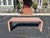 Post Modern Mauve Laminated Waterfall Sofa Table For Sale - Image 10 of 18